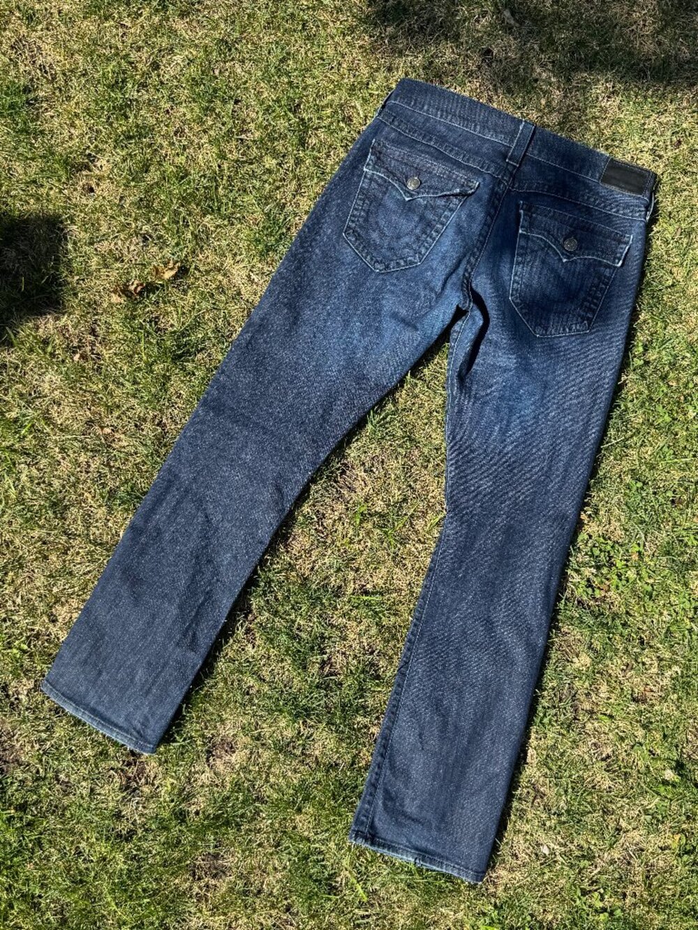 True Religion - Vintage Made in USA Ricky Straight Jean (Men's) - Dark Blue
